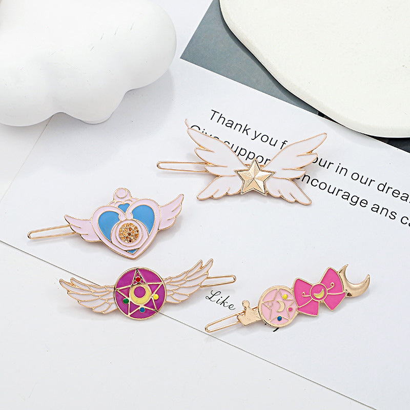 Alloy cute cartoon hair clip (Minimo de compra 2) MIC-YunX015