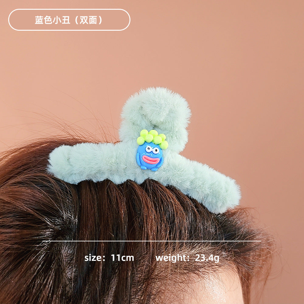 Plush cartoon cute hair clip MYA-WoD006