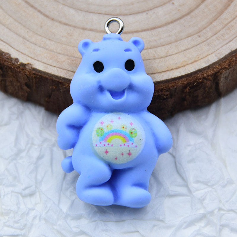 Resin Rainbow Bear Accessories MIC-ZhiB008