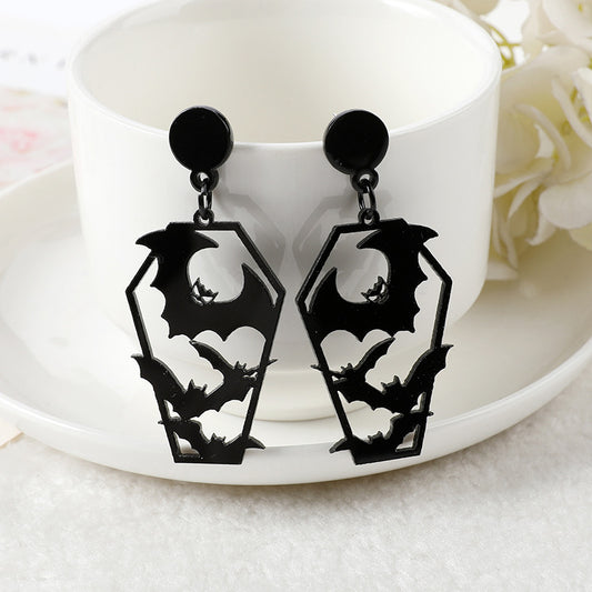 Alloy Halloween Skull Earrings (Minimo de Compra 3) MIC-YouY033