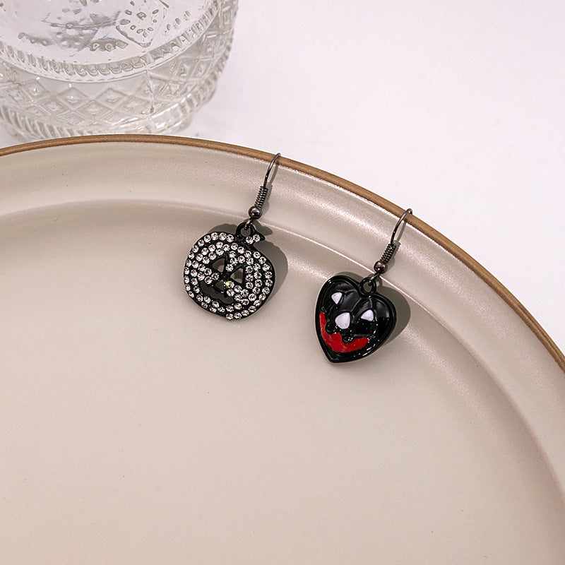 Acrylic Halloween Ghost Spider Earrings MIC-MDD038