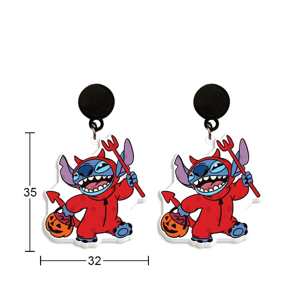 Alloy cartoon cute earrings (Minimo de Compra 2) MYA-ZhaoH001