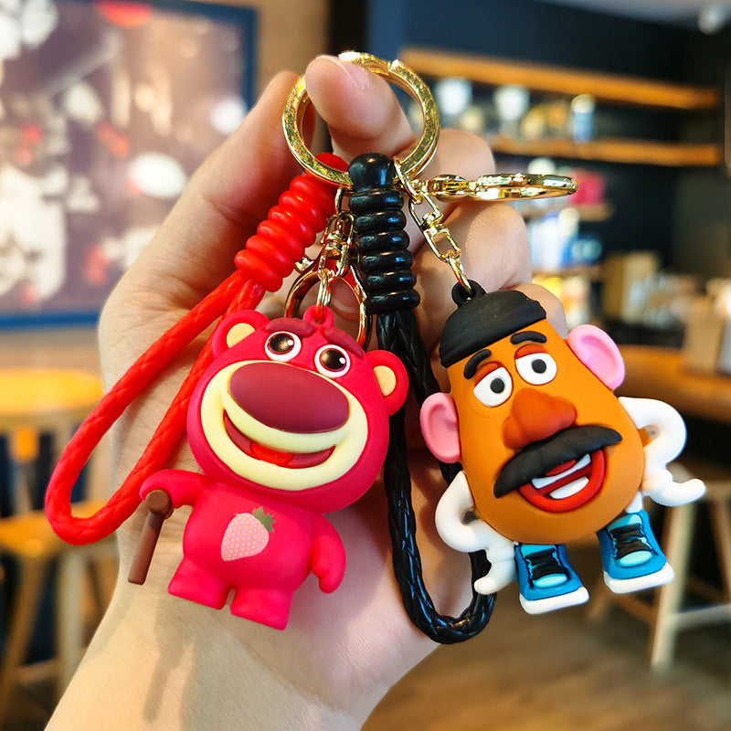 keychain PVC Trendy Cartoon (F) MIC-JiaX003