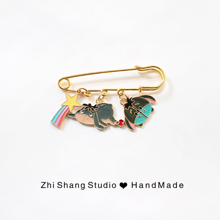 Alloy cartoon cute Tigger brooch (Minimo de Compra 2) MIC-ShangS016