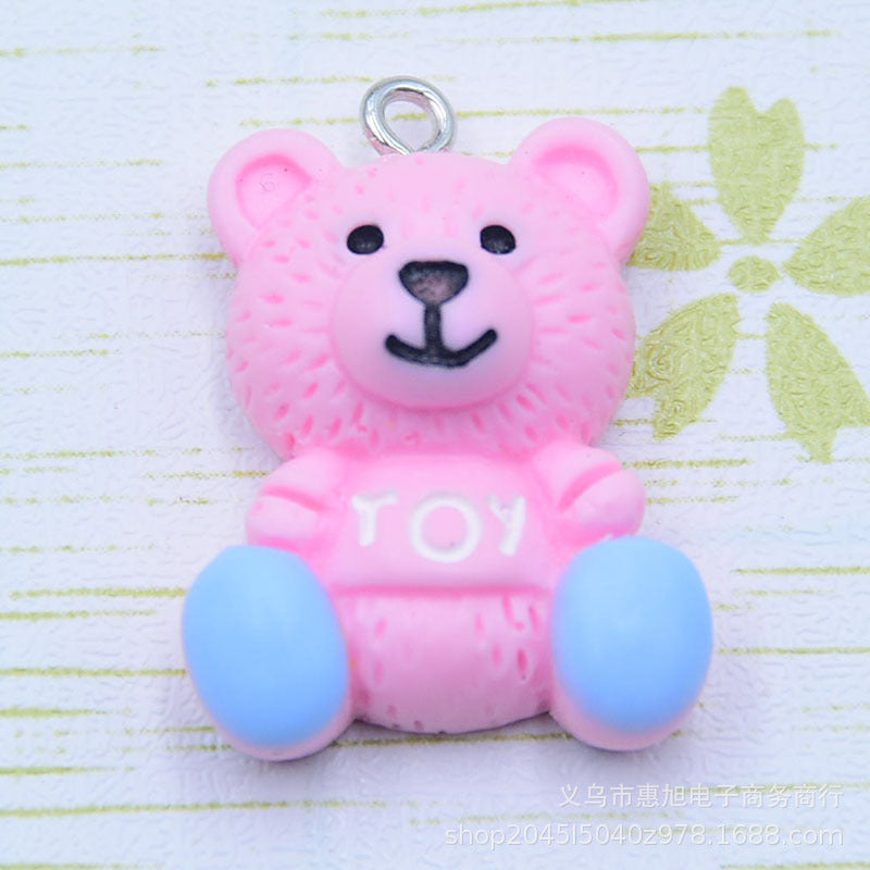 Resin letter teddy bear accessories MYA-HuiX007