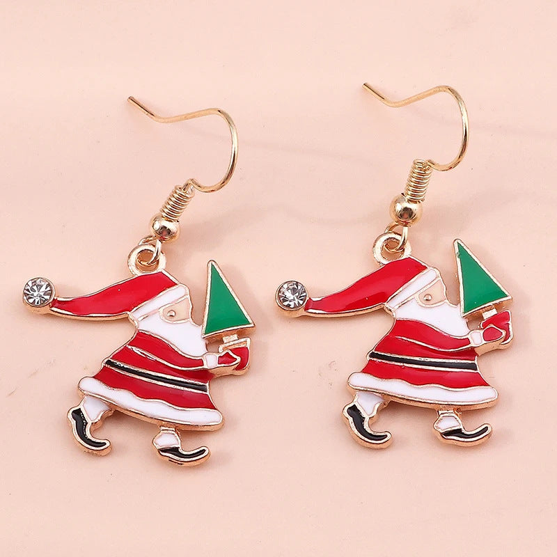 Acrylic Christmas Tree Earrings (Minimo de Compra 10)  MIC-YuQ003