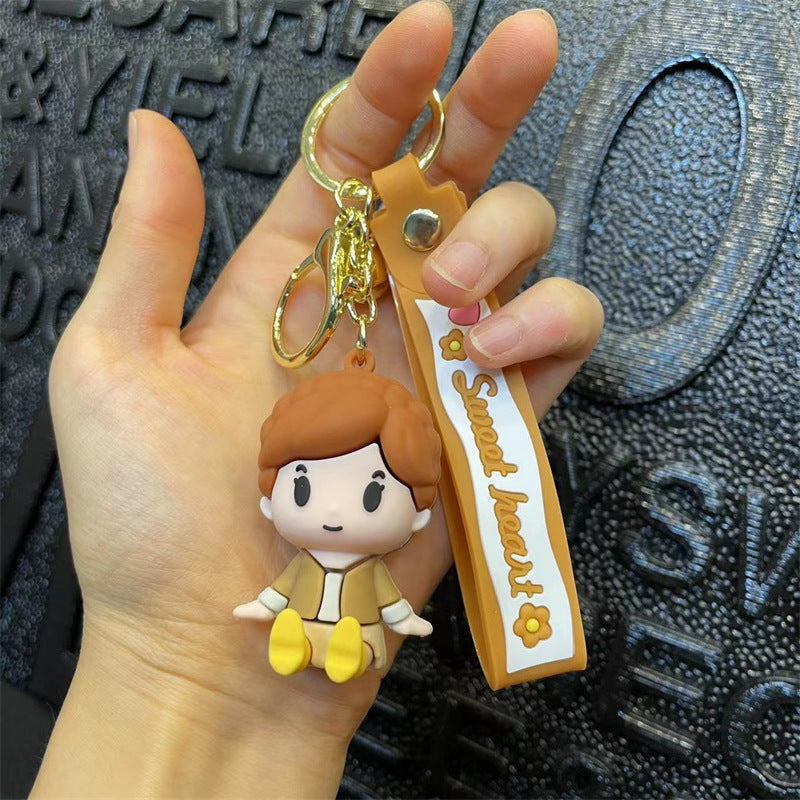 PVC cartoon fairy tale princess keychain MIC-FeiR008