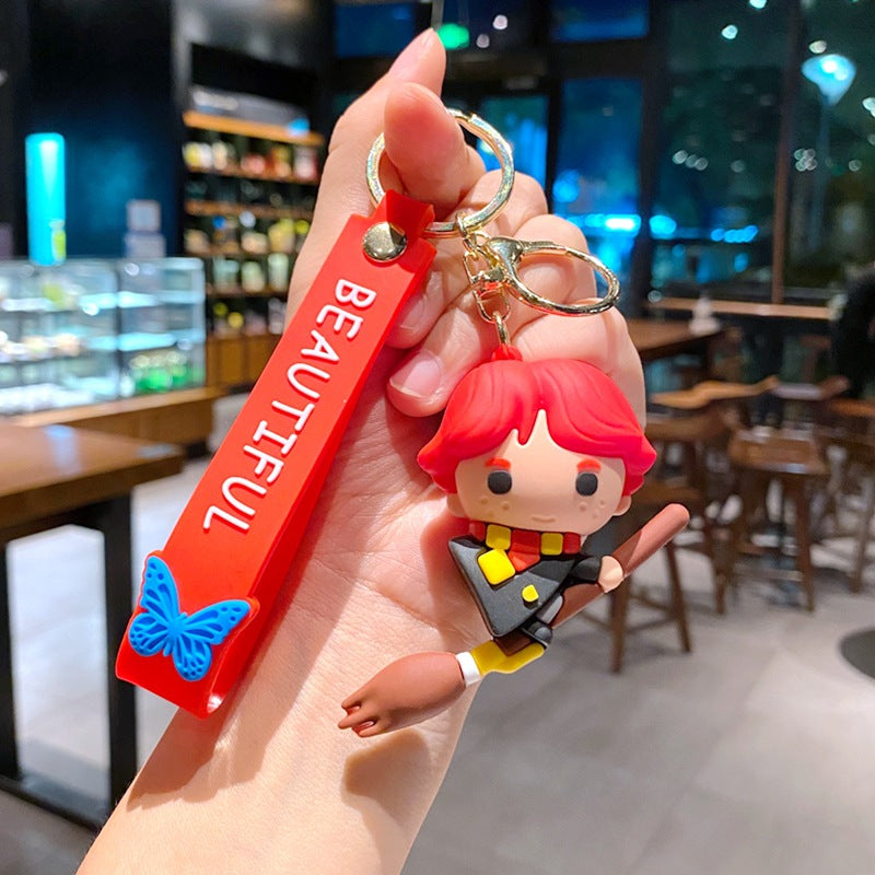 Cartoon Anime Silicone Keychains GongZe001