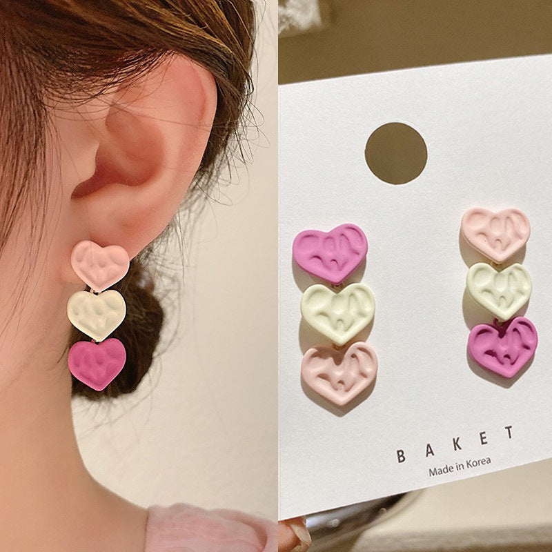 Alloy minimalist and fashionable earrings MIC-BiX009