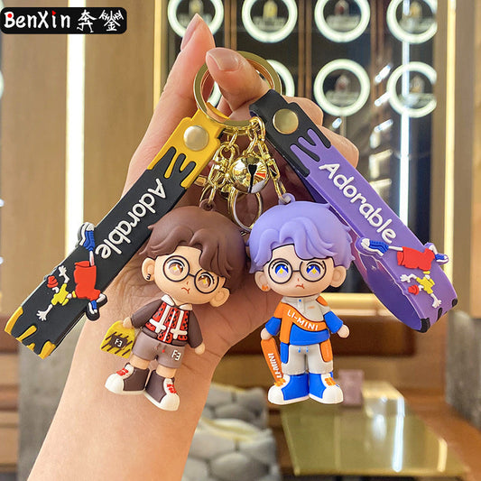 PVC new trend cool boy cartoon keychain MIC-BenX016