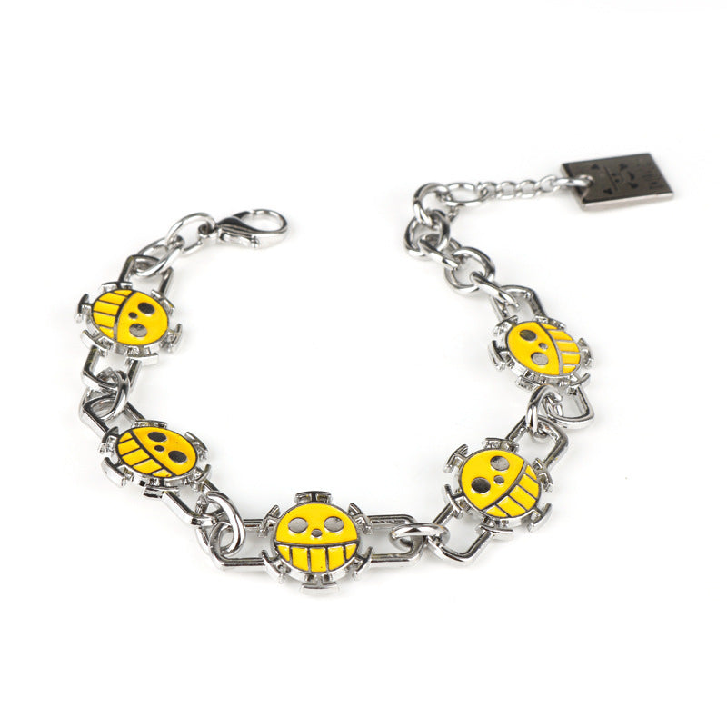 Alloy Death Skull Bracelet MIC-AiWen006