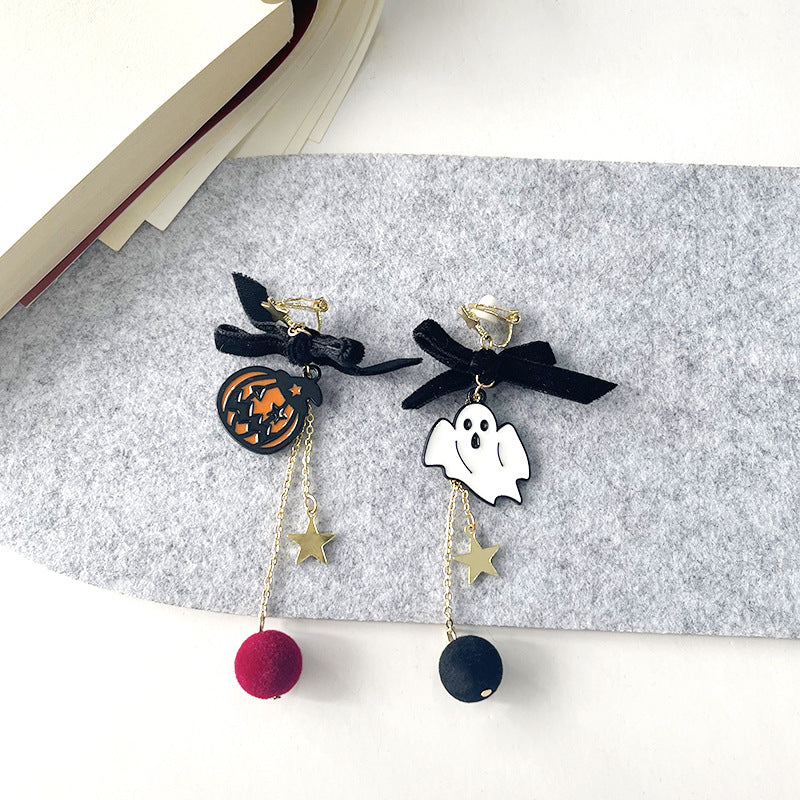 Alloy Halloween Funny Creative Earrings MIC-ABL026