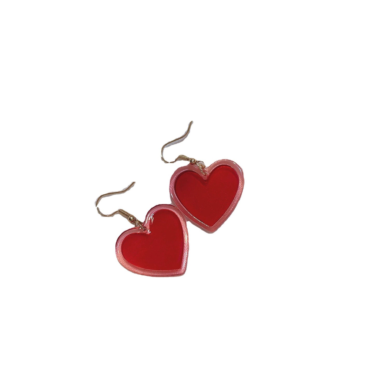 Alloy cartoon geometric love earrings MIC-JiX028