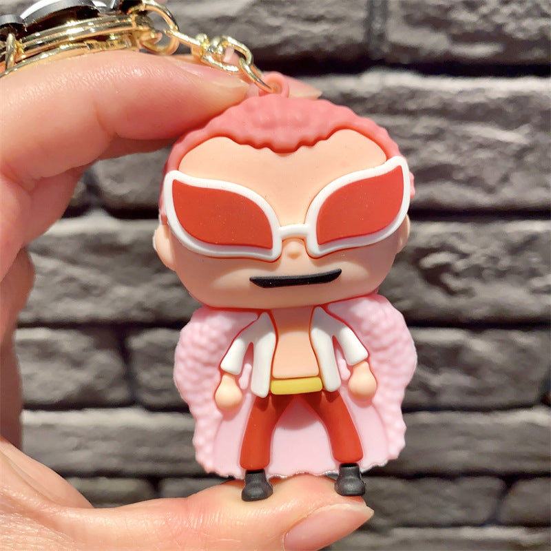 PVC Cute Pirate King Keychain (Minimo de Compra 3) MIC-LangD006