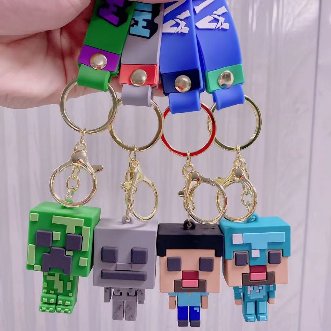 Keychains PVC Hardware Cartoon Cute Minecraft (M) Minimo de compra 2 MIC-YWYS004