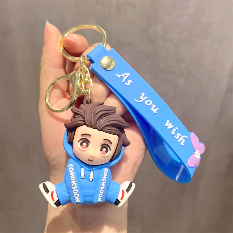 PVC3D three-dimensional exquisite keychain (Minimo de Compra 3) MIC-LangD004