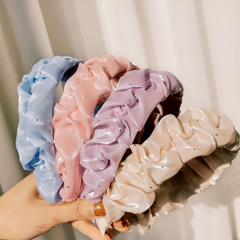 Hot drill gauze hairband Minimum order quantity ≥ 2 MIC-HaiY002