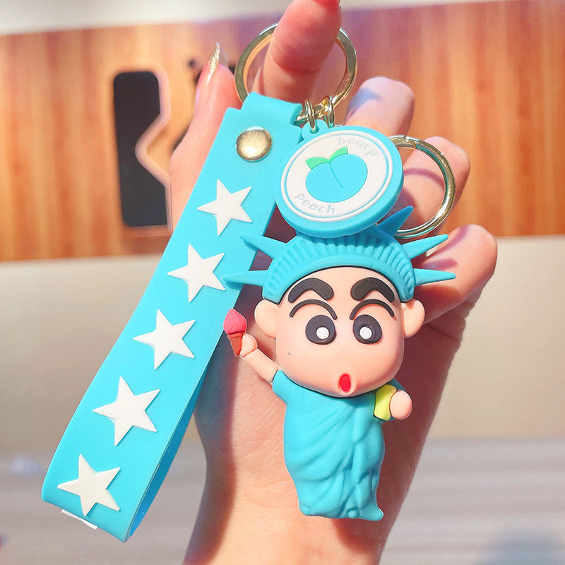 PVC cartoon doll keychain MIC-JinG020