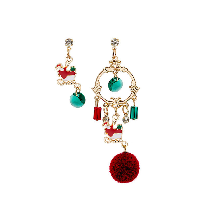 Alloy Christmas series earrings (Minimo de Compra 2) MIC-MDD074