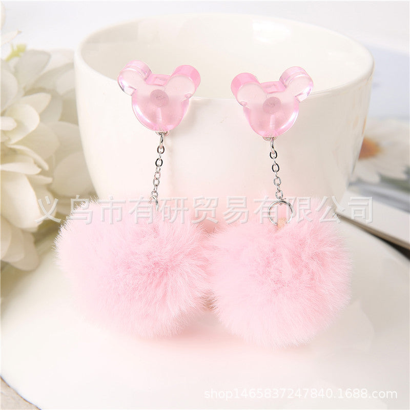 Alloy cartoon cute earrings (Minimo de Compra 3) MYA-YouY037