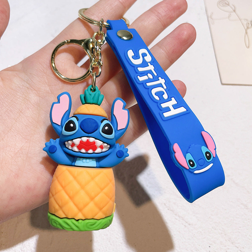 PVC fruit cartoon keychain  MYA-QiC017