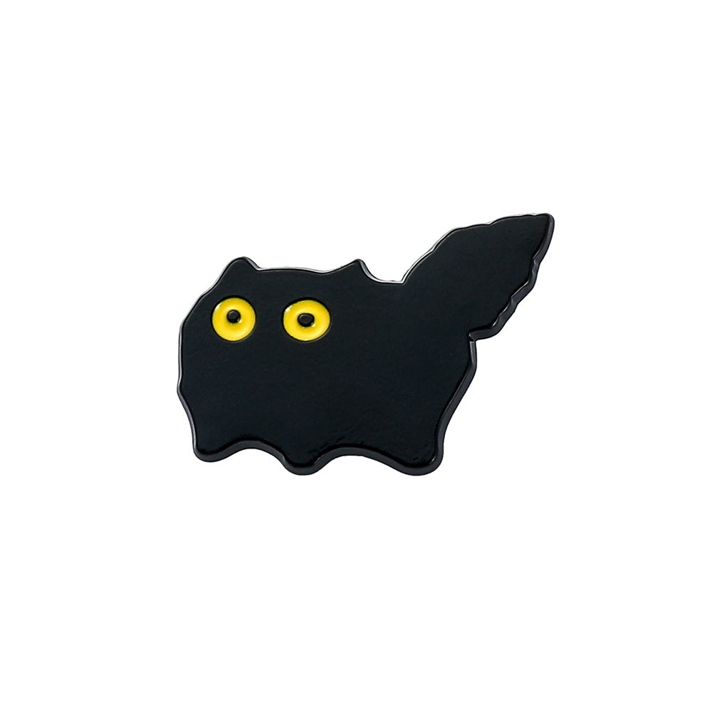 Alloy black cat brooch (Minimo de Compra 10) MIC-ShengY009