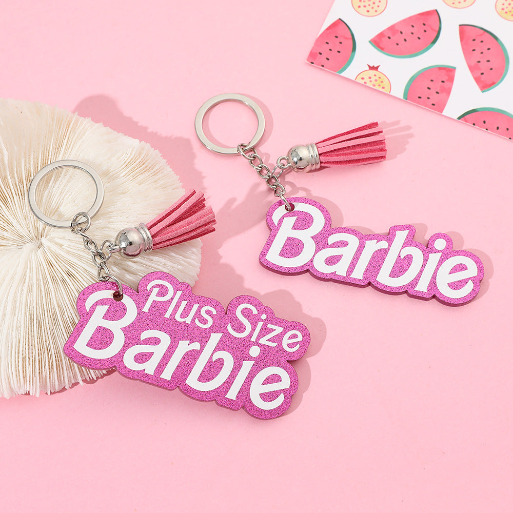 Alloy Barbie cartoon keychain MYA-FeiM006