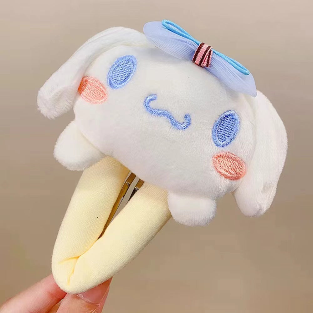 Fabric cartoon cute hair clip (Minimo de compra 10) MIC-WeiY002