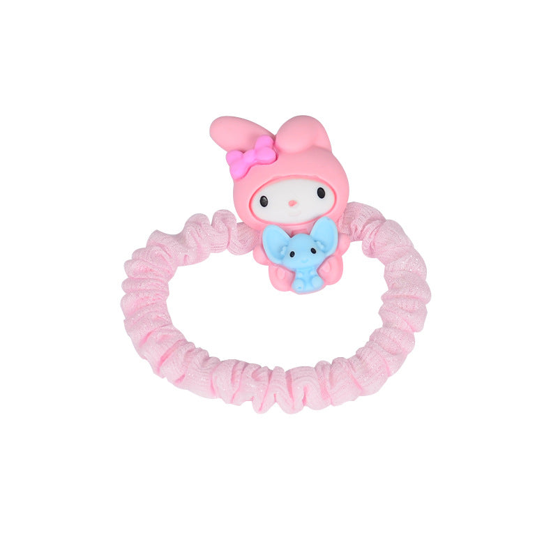 Cotton cute cartoon hair rope  Minimo de compra 3MIC-LanX006