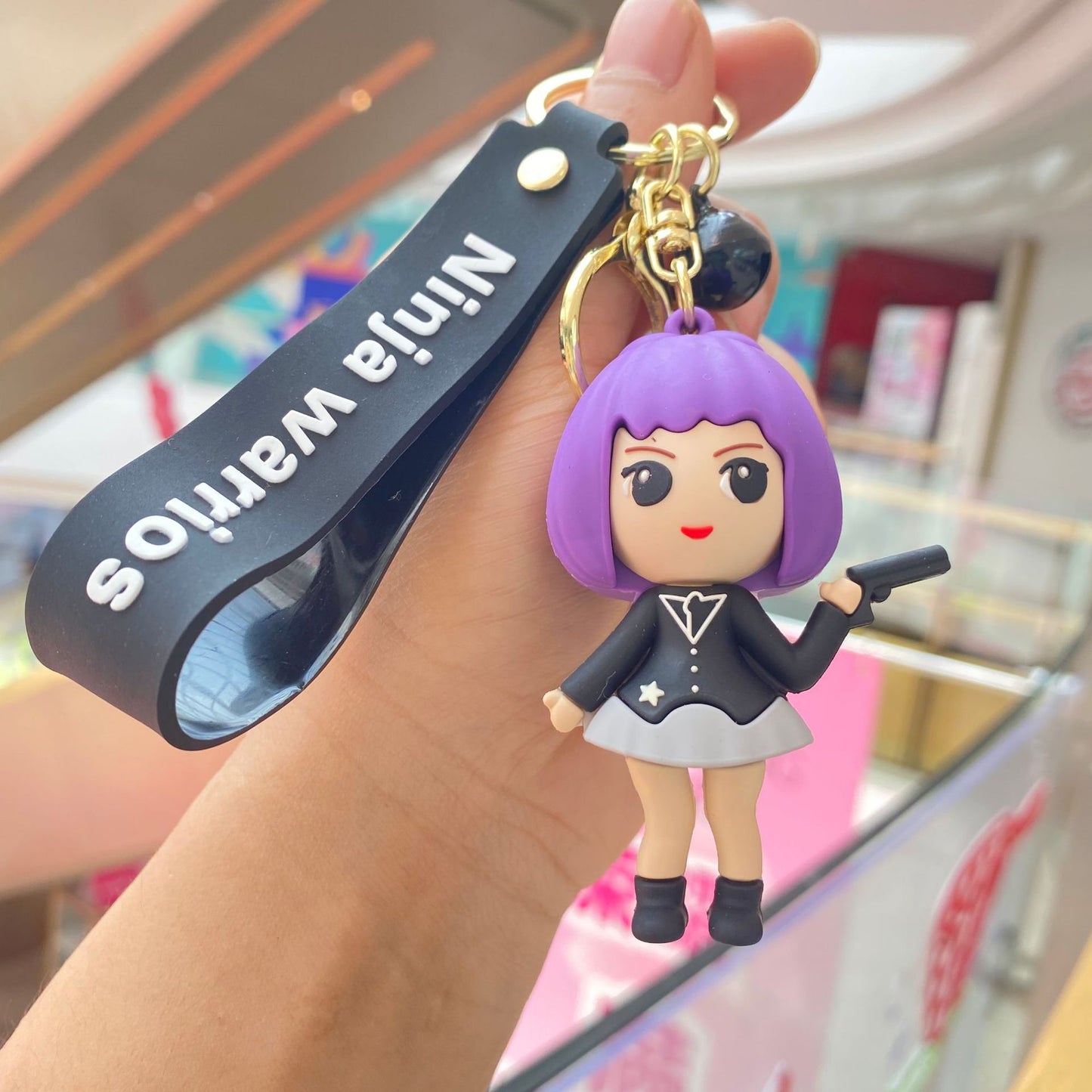 PVC cute cartoon assassin keychain (Minimo de Compra 2) MIC-PengY005