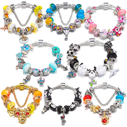 Alloy DIY Pandora Cartoon Bracelet MIC-LiY023