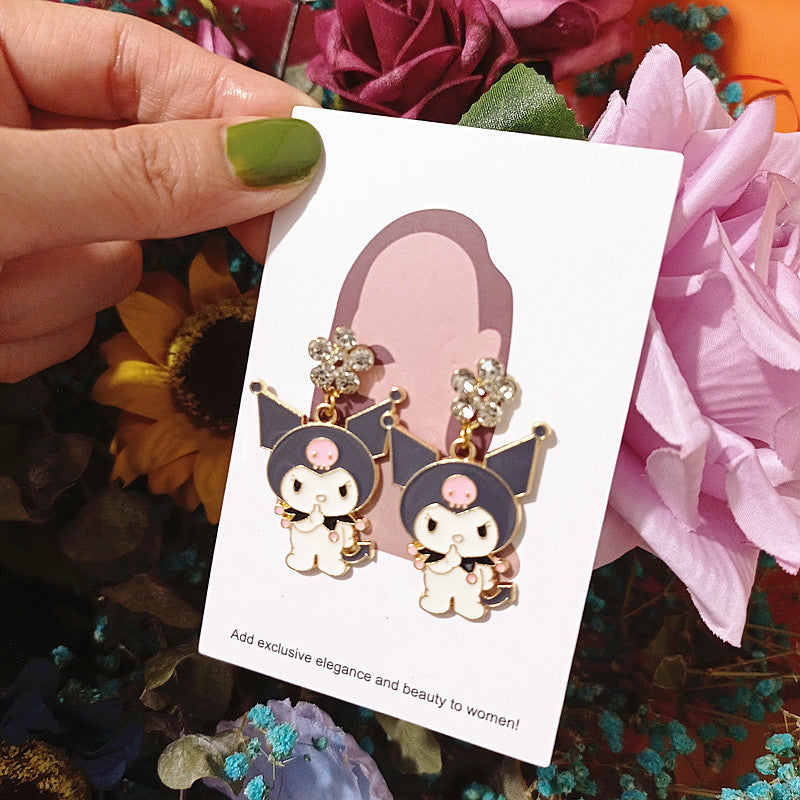 Resin Play Cartoon Earrings MYA-BXX005