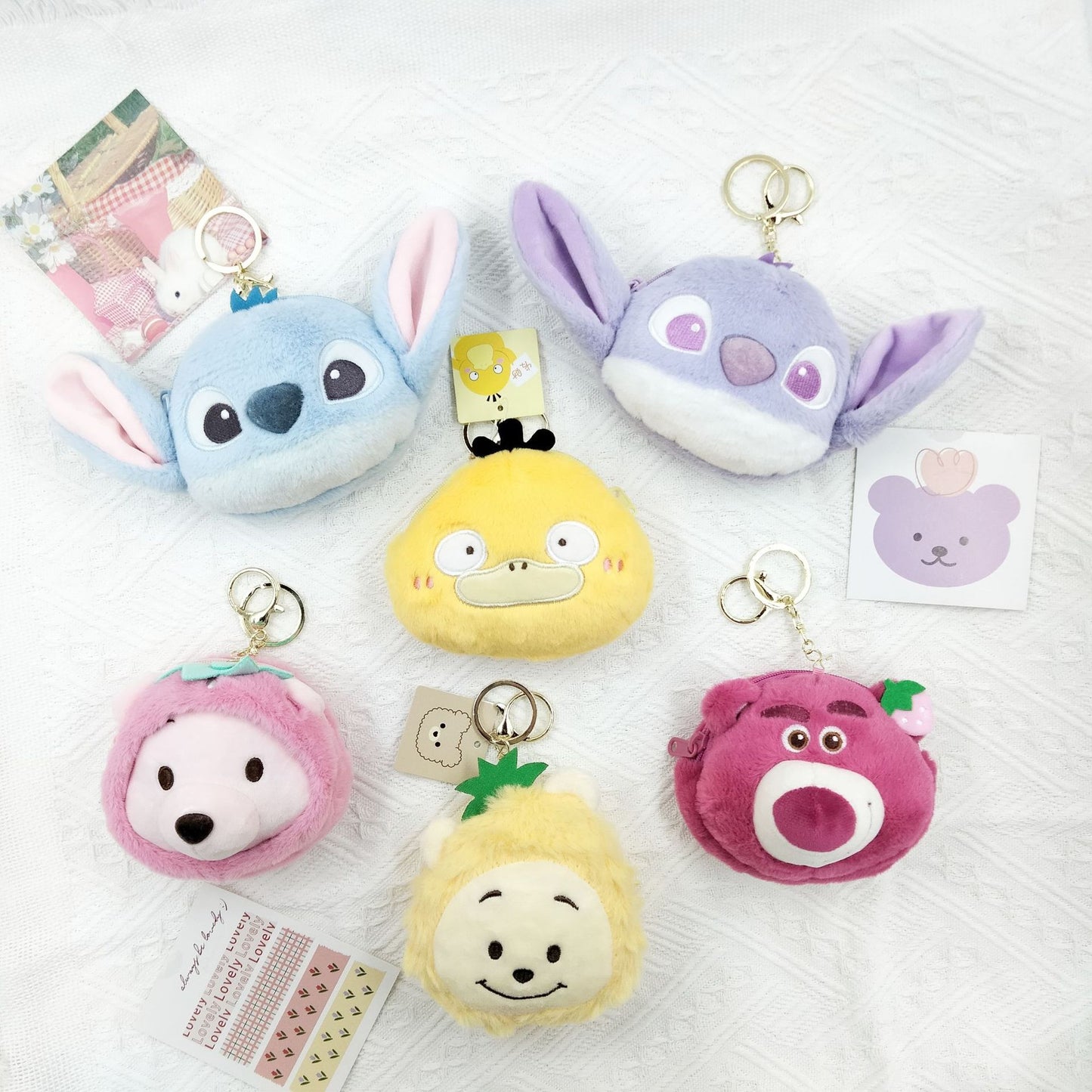 Plush Japanese Cartoon Zero Wallet (Minimo de compra 3) MIC-YuM005