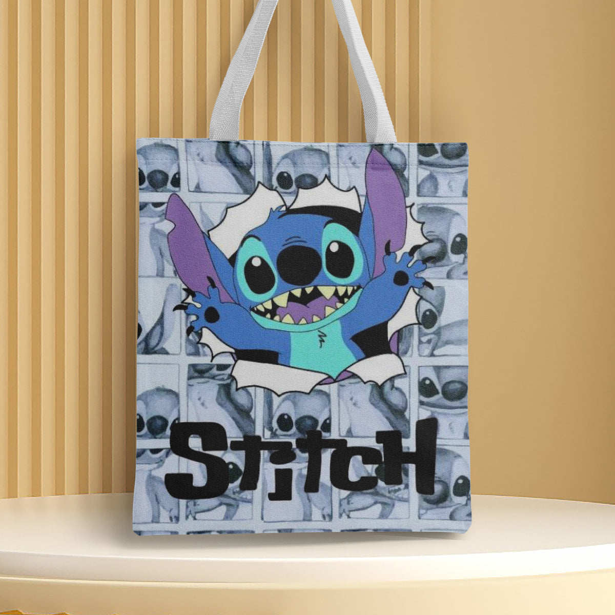 Polyester cartoon printed canvas bag (Minimo de Compra 2) MYA-QB001