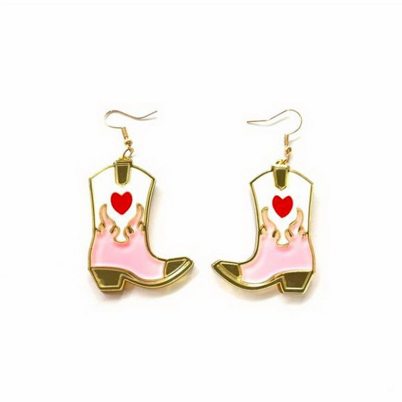 Acrylic Love Letter Envelope Earrings MYA-XueP141