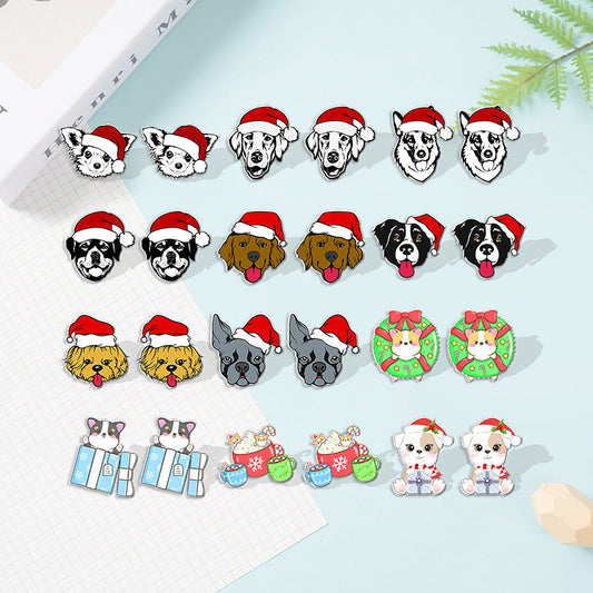 Cartoon cute earrings (Mimimo de compra 5) MIC-XiangL008