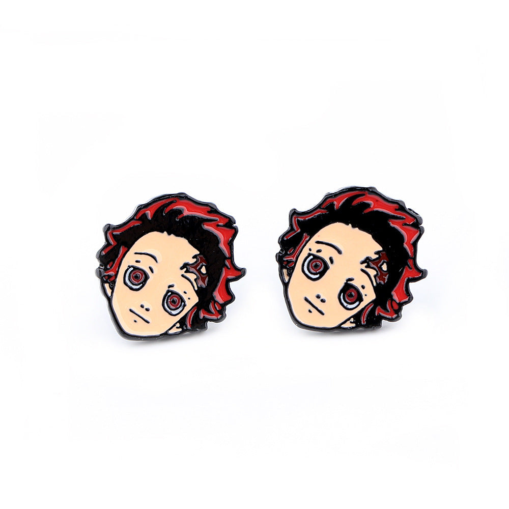 Alloy anime cartoon earrings (Minimo de Compra 5) MYA-KuB026