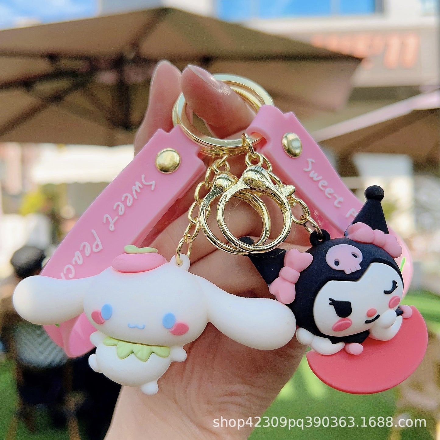 PVC Cute New Peach Keychain (Minimo de compra 2) MIC-WenC005