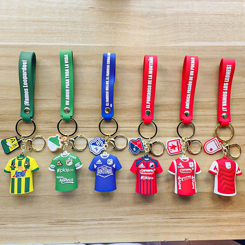 Silicone World Cup Jersey Keychain MIC-KC-LeZi008