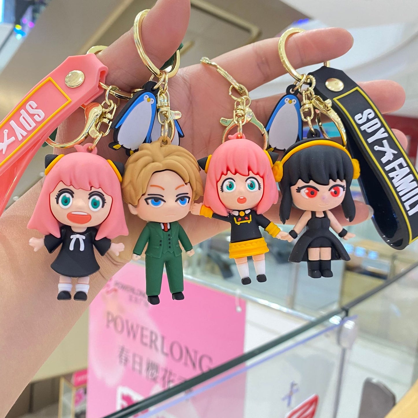 PVC cute cartoon spy family keychain (Minimo de Compra 2) MIC-PengY008