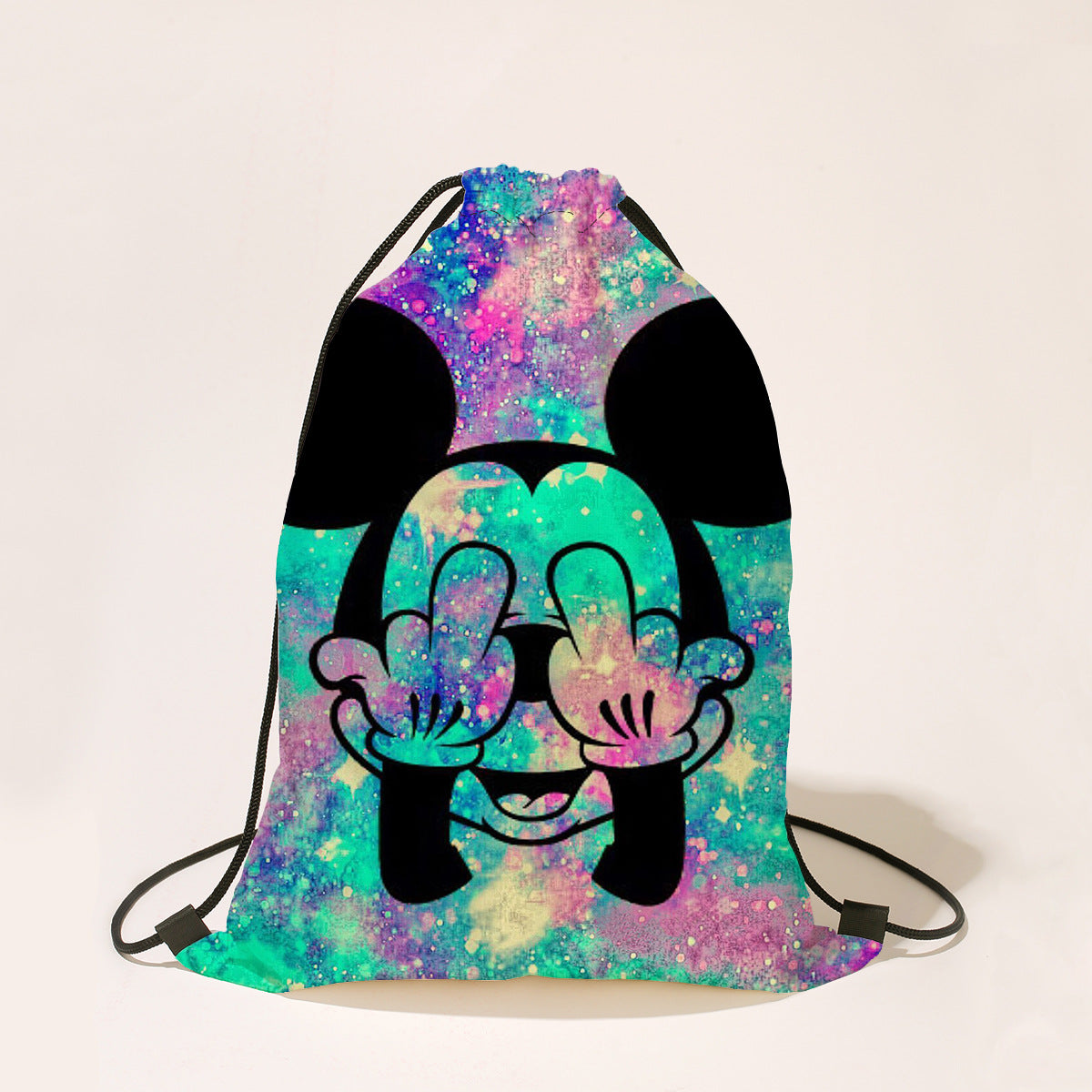 Polyester Cartoon drawstring backpack (Minimo de Compra 2) MYA-QB005