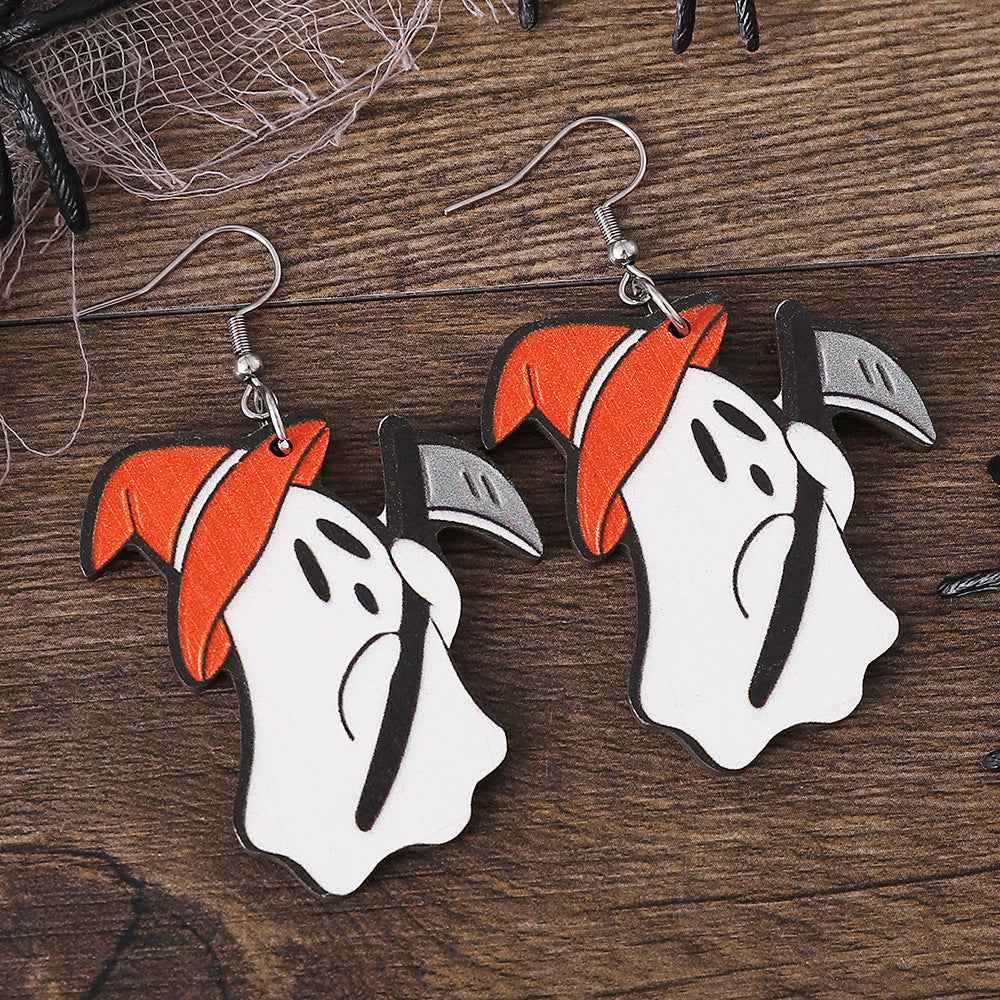 Acrylic New Halloween Collection Earrings (Minimo de Compra 2) MYA-ChuL001