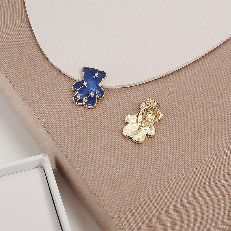 Alloy bear earrings MIC-YuA002