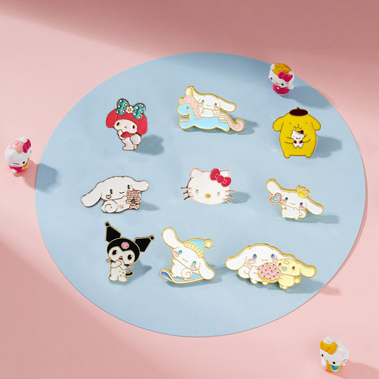 Alloy cute cartoon anime brooch MIC-QiSen025