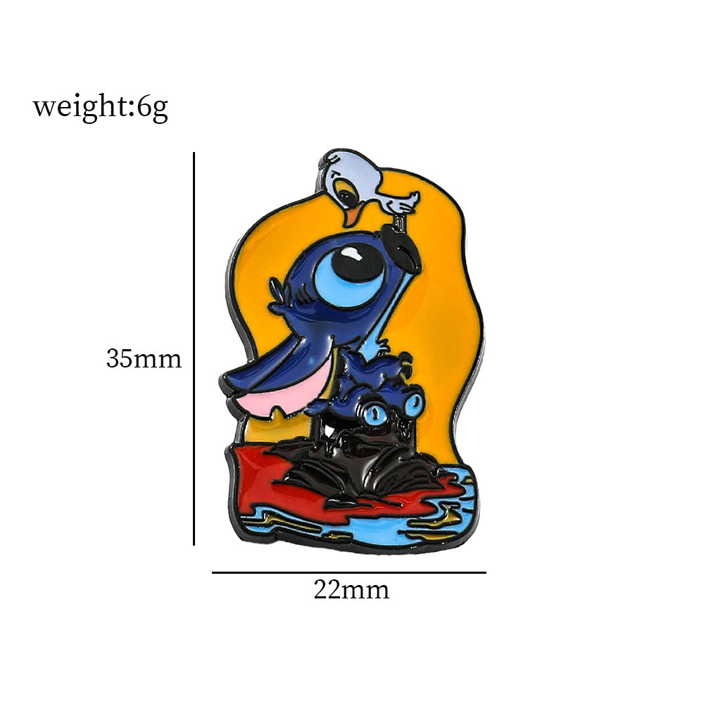 Alloy cartoon cute brooch (Minimo de compra 2) MIC-ZhuoL002