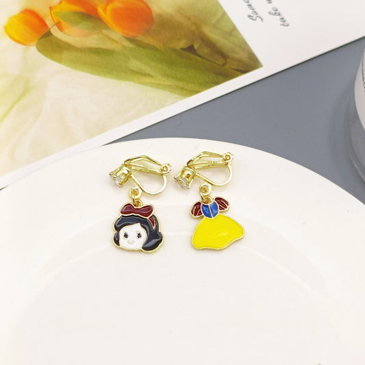 Asymmetric Little Girl Stud Earrings MIC-YKT001