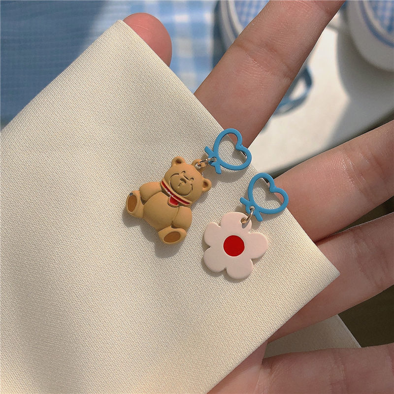 Alloy cartoon bear earrings MIC-XiM013