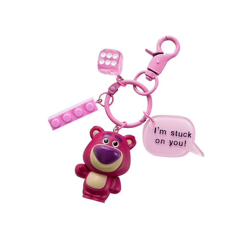 plastic toy keychain (F) MIC-Shum003