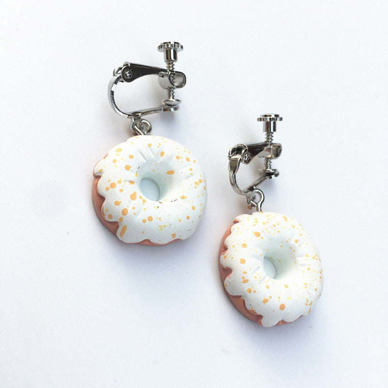 Acrylic New Donut Earrings (Minimo de Compra 2) MIC-ChouT037