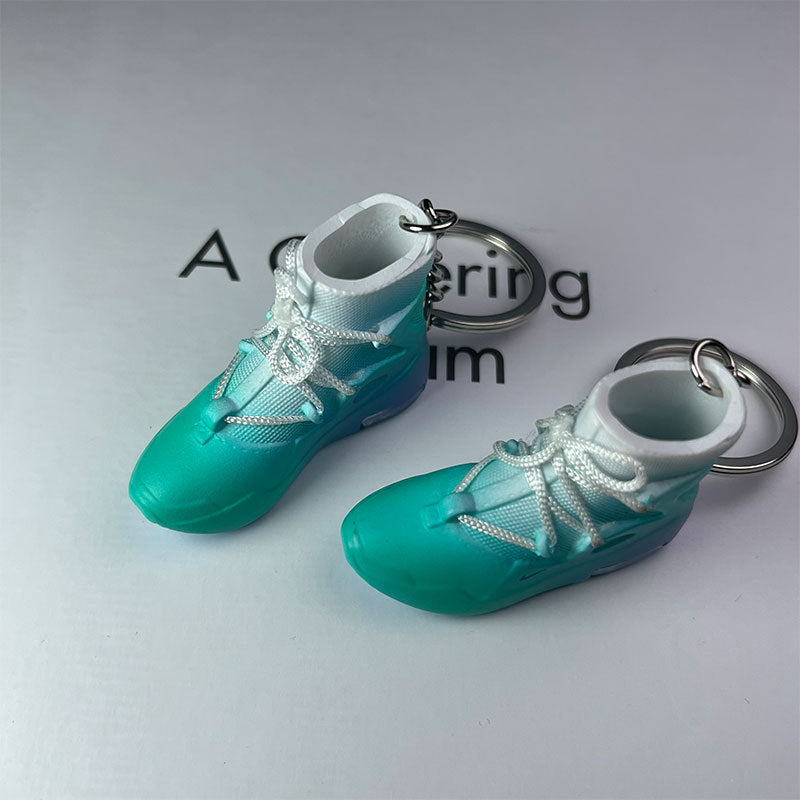 PVC gradient 3D high top shoe keychain MIC-MiaoY085